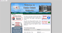Desktop Screenshot of co.custer.ne.us
