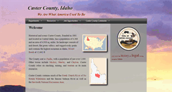 Desktop Screenshot of co.custer.id.us