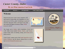 Tablet Screenshot of co.custer.id.us